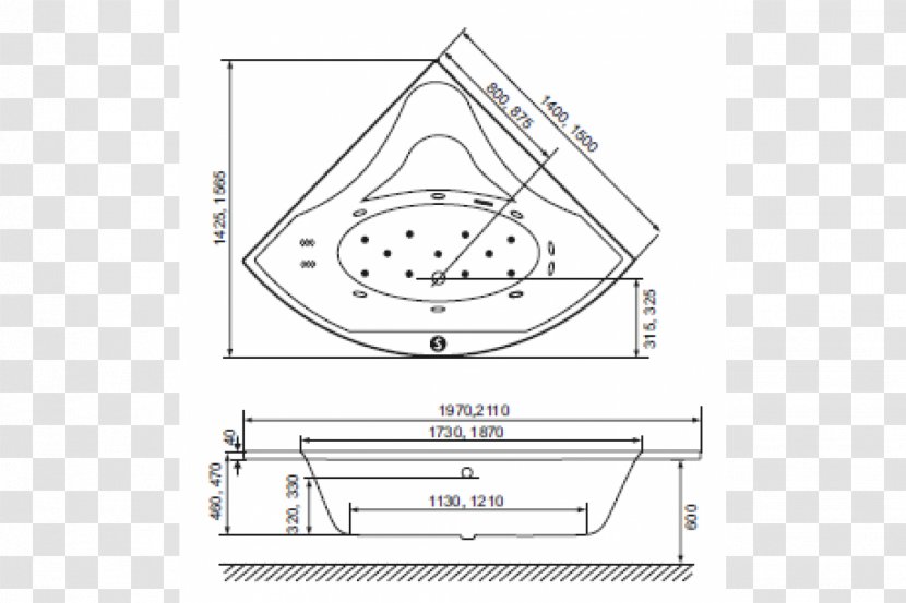 Drawing Car Angle Diagram - Area Transparent PNG