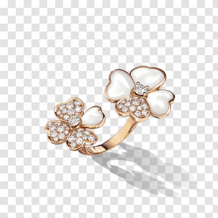 Pearl Earring Van Cleef & Arpels Jewellery - Eternity Ring - Finger Transparent PNG