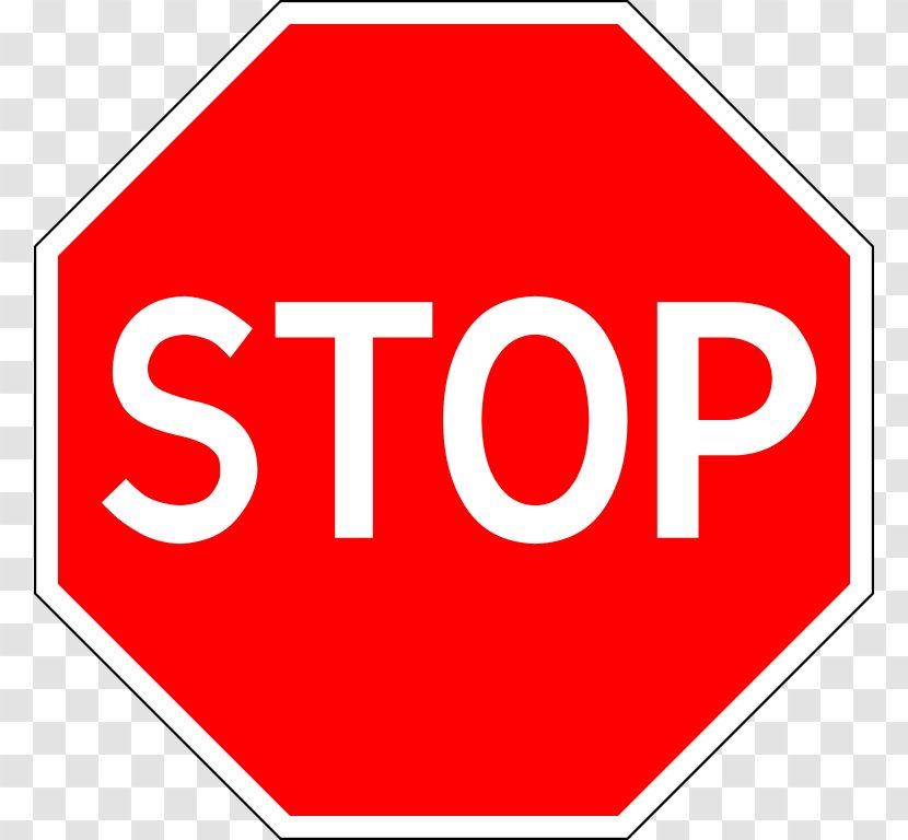 Stop Sign Traffic Clip Art - Signage - Street Signs Transparent PNG