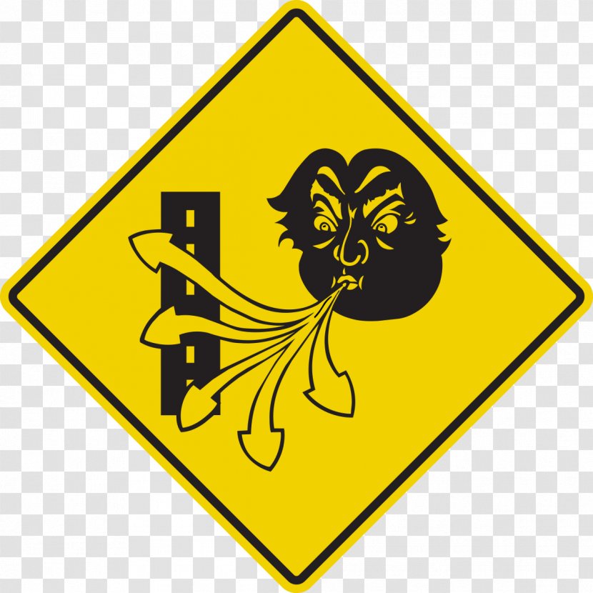 Traffic Sign Priority Signs Warning Wind - Crosswind Transparent PNG