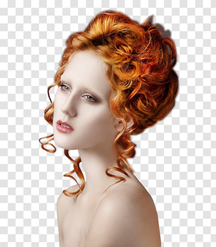 Red Hair Desktop Wallpaper Fantasy - Coloring - Woman Transparent PNG