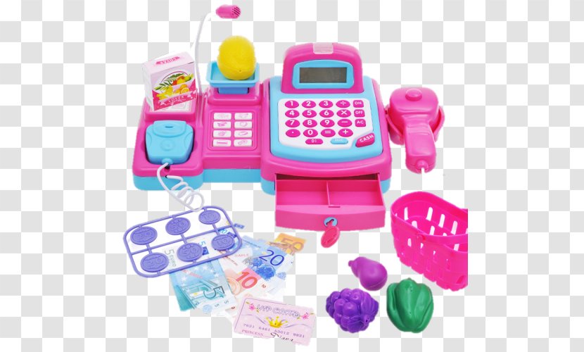 Pearly Toy Cash Register Do It Yourself Discounts And Allowances - Play - Barbie Transparent PNG