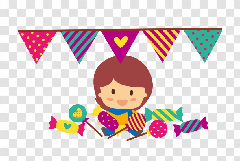 Child - Illustrator - Cute Kids Birthday Candy Transparent PNG