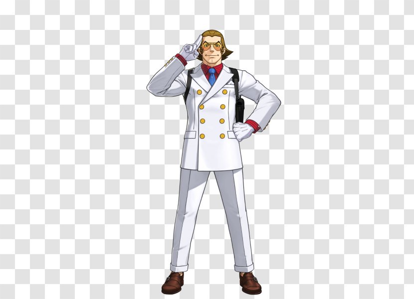 Phoenix Wright: Ace Attorney − Dual Destinies Apollo Justice: Investigations: Miles Edgeworth - Uniform - Figurine Transparent PNG