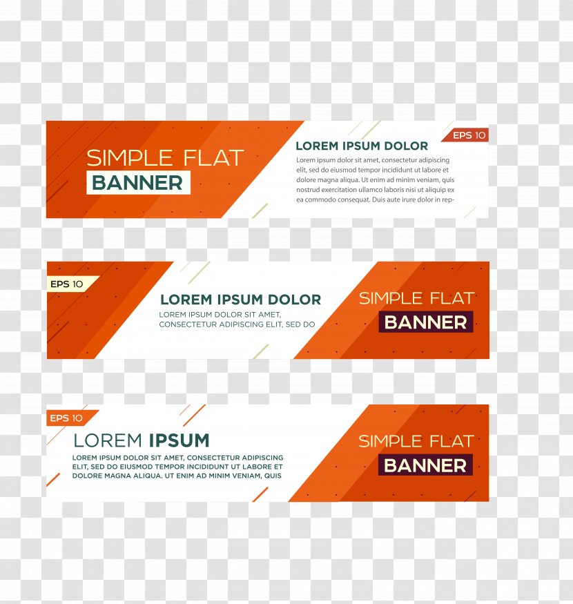 Web Banner Logo Poster - Designer - Color Banners Vector Material Transparent PNG