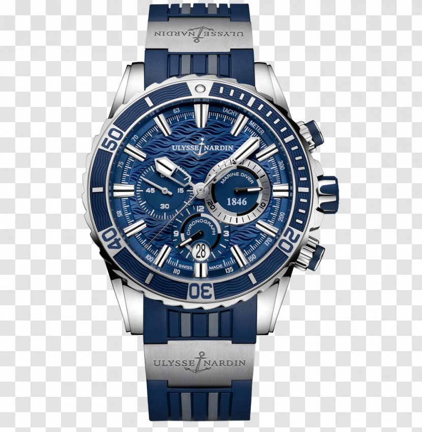 Ulysse Nardin Chronograph Chronometer Watch Jewellery - Marine Transparent PNG