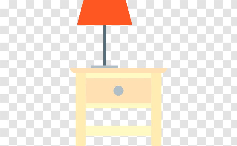 Rectangle Table Orange - Apartment - Bedside Tables Transparent PNG