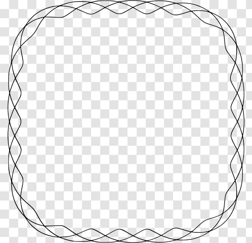 White Line Art Point Angle - Black And Transparent PNG