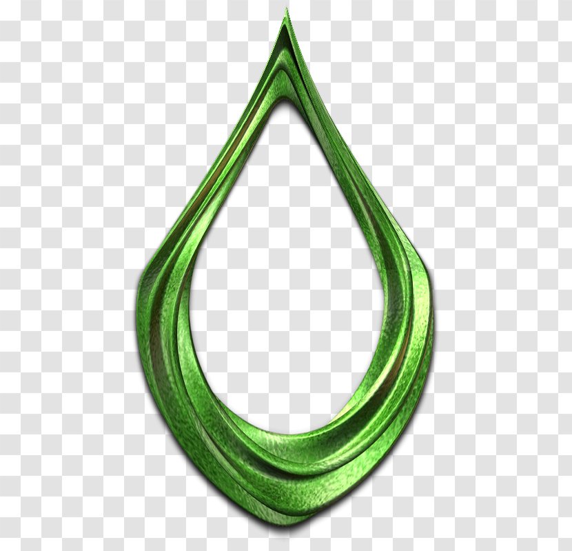 Green Circle - Gotas De Agua Transparent PNG