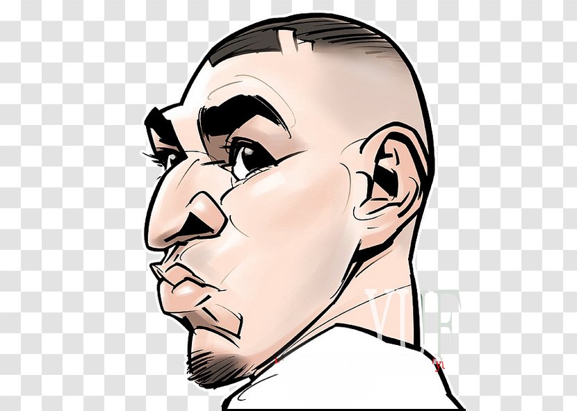 Caricature Glog Karim Benzema - Cartoon - Heart Transparent PNG