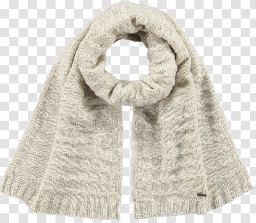 Scarf Wool Beige Shawl Polar Fleece - Stole - Beanie Transparent PNG
