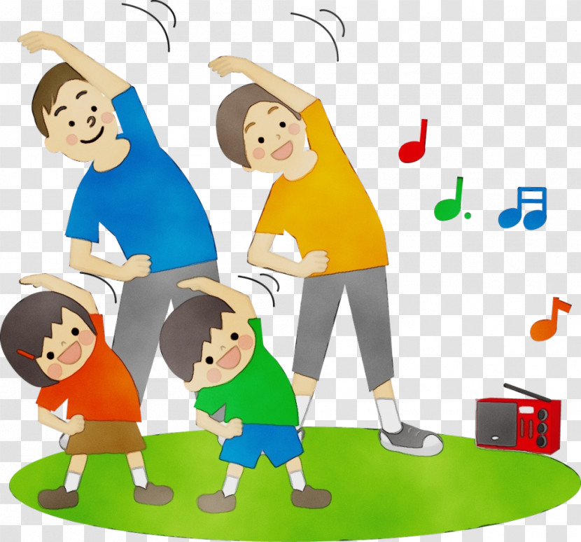 Cartoon Child Playing With Kids Sharing Playing Sports Transparent PNG