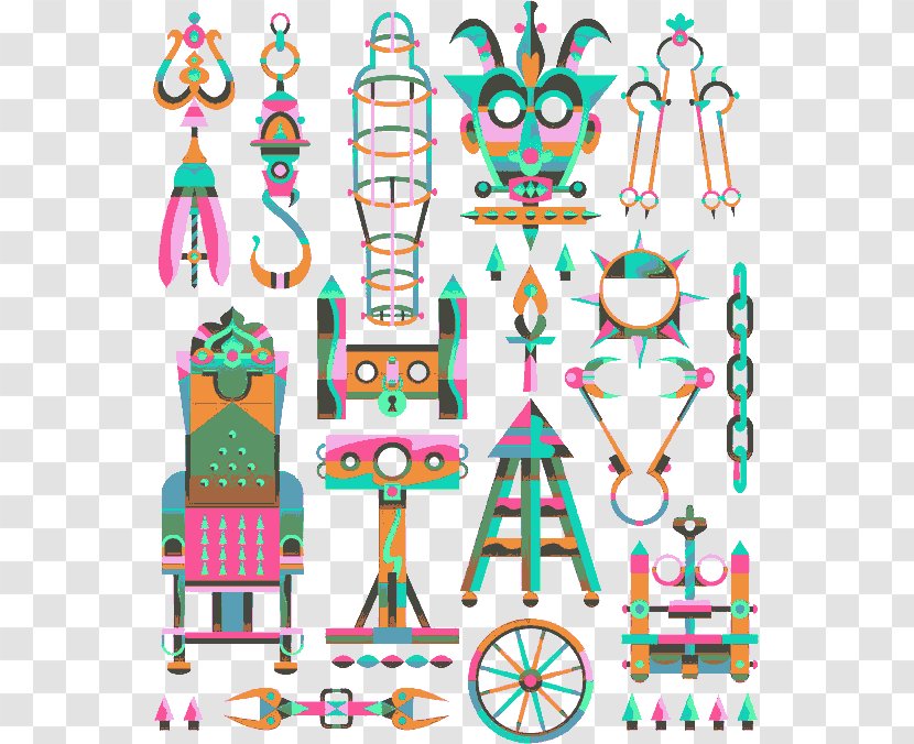 Tripod Halloween Illustration - Mask Wheel Transparent PNG