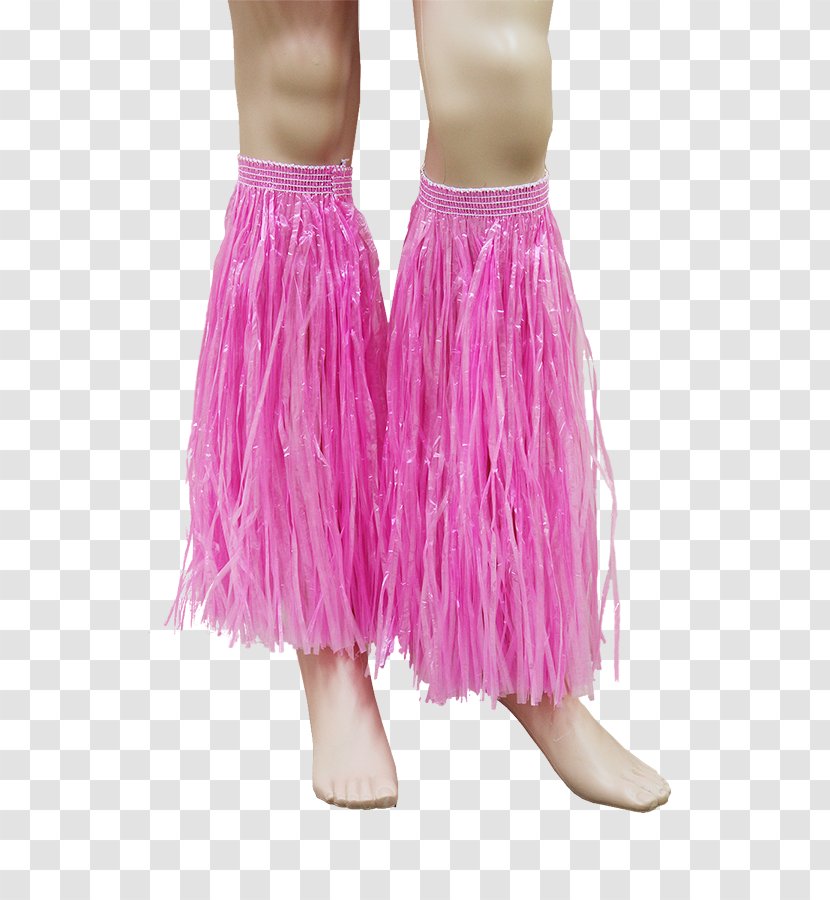 Hula Grass Skirt Dance Color Lei - Watercolor - Pink Straw Transparent PNG