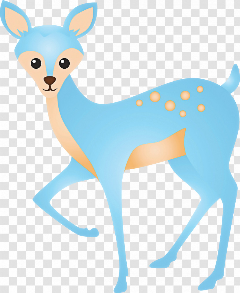 Animal Figure Cartoon Deer Fawn Tail Transparent PNG