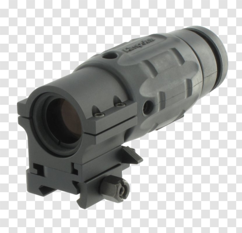 Aimpoint AB CompM4 Red Dot Sight Micro T-2 - 3xmag1flipmount 39mm Wtwistmount Base - Gun Transparent PNG