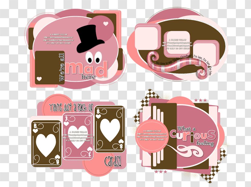 Template Label Alice In Wonderland PlayStation Portable Pattern - Tutorial Transparent PNG