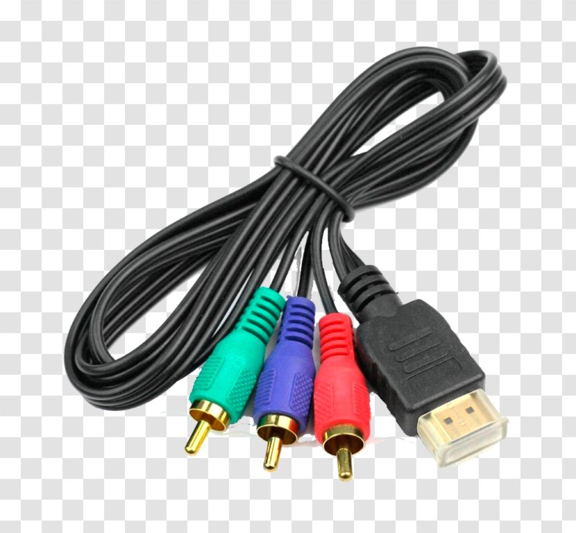 RCA Connector Component Video HDMI Composite High-definition Television - Vga Transparent PNG