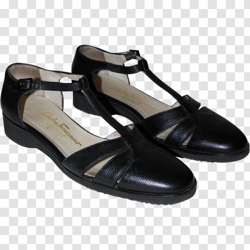 Shoe Sandal Slide Product Walking - Comfortable Black Flat Shoes For Women Transparent PNG