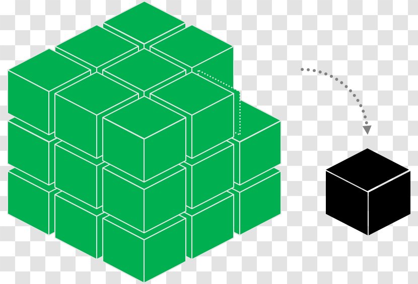 Rubiks Cube Three-dimensional Space - 3d Computer Graphics - Photos Transparent PNG