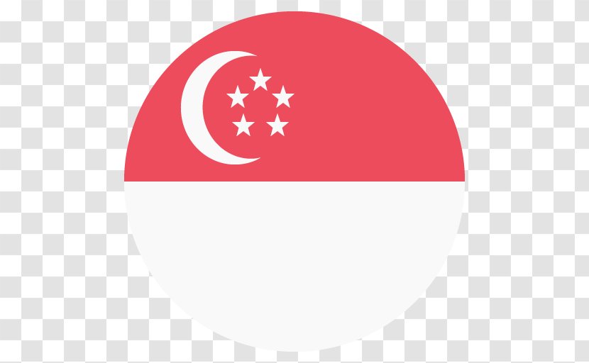 Flag Of Singapore Emoji Lion Head Symbol - Emojipedia - Vector Transparent PNG