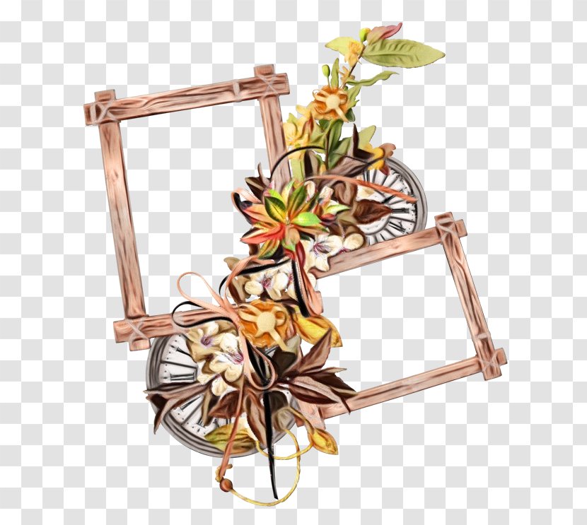 Floral Flower Background - Picture Frames - Floristry Metal Transparent PNG