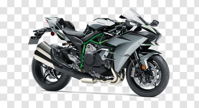 Kawasaki Ninja H2 Suspension Motorcycles EICMA - Automotive Wheel System - Motorcycle Transparent PNG