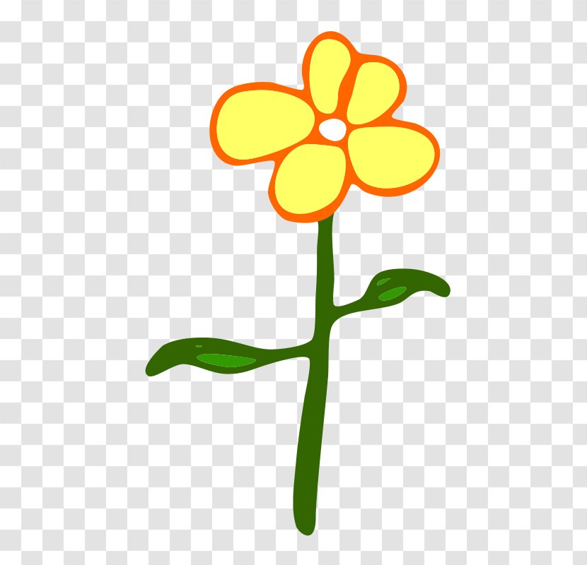 Clip Art Cartoon Flower Image Transparent PNG