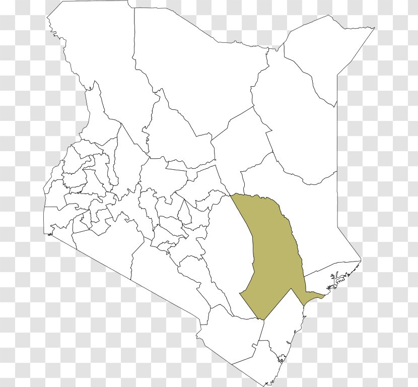 Tana River County Isiolo Embu Meru Kwale - Kenya - White Transparent PNG