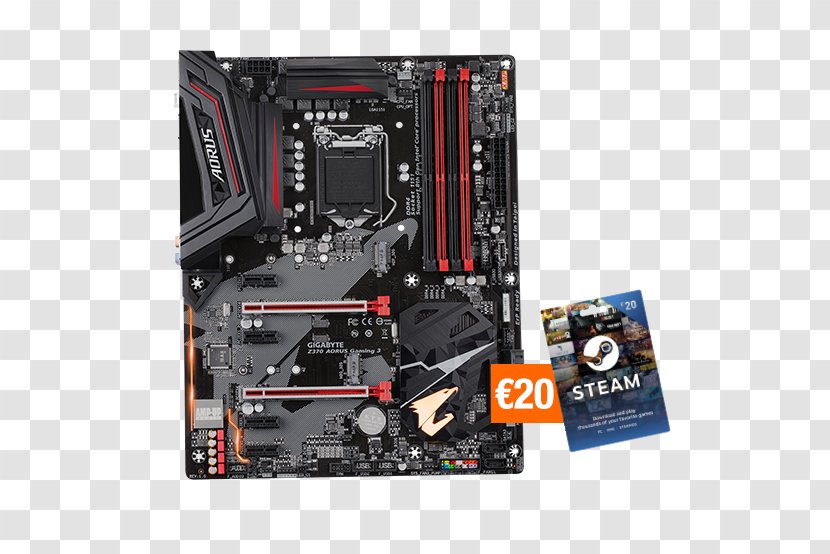 Motherboard LGA 1151 ATX Gigabyte Technology AORUS - Brand - Computer Transparent PNG