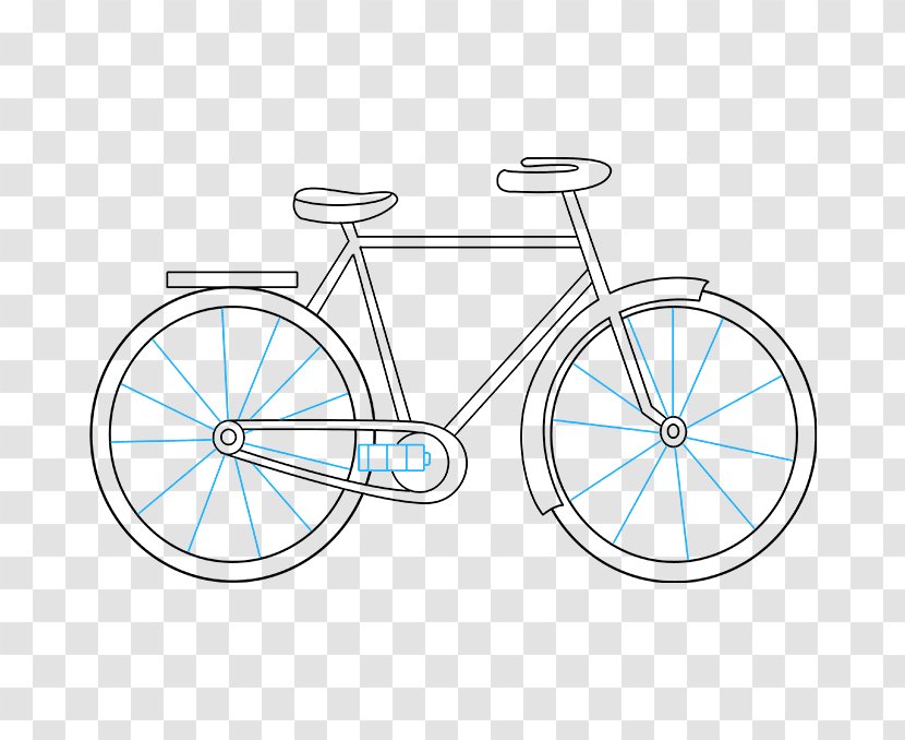 Bicycle Drawing Motorcycle How To Draw Image - Trek Fx Transparent PNG