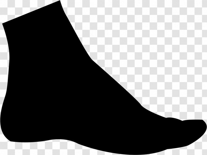 Black Line Background - Human Leg - Blackandwhite Boot Transparent PNG