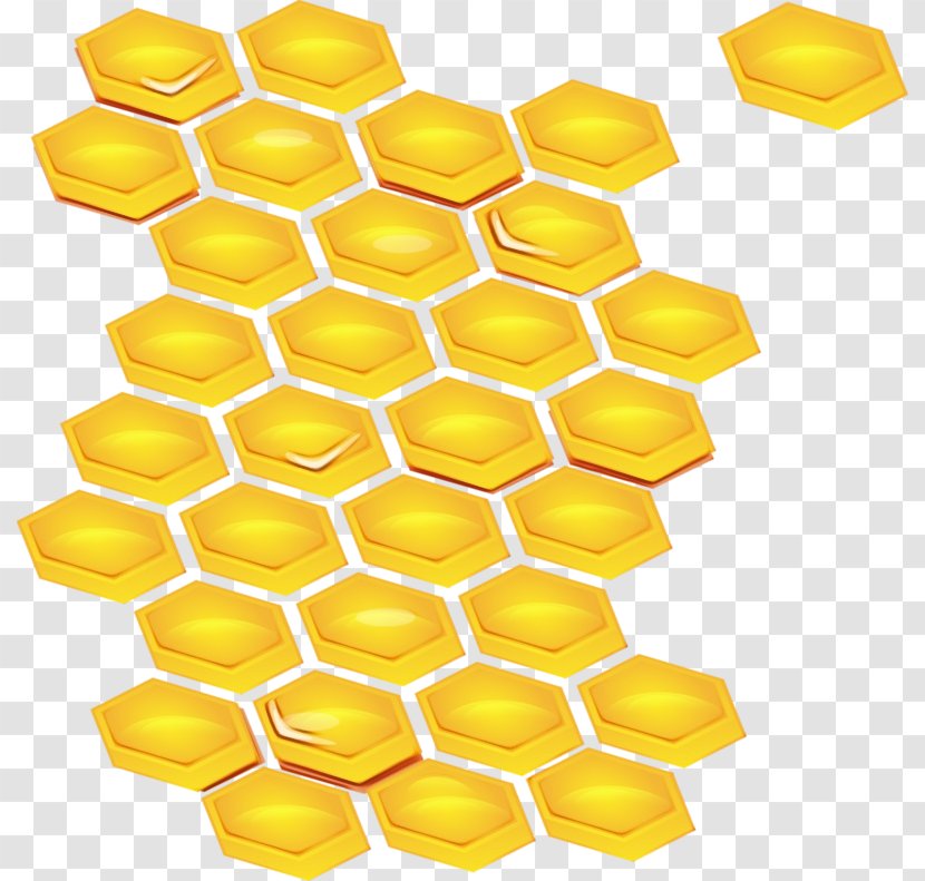 Bee Background - Beehive - Yellow Honey Transparent PNG