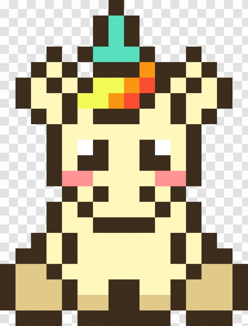 Pixel Art Drawing - Silhouette - Unicorn Transparent PNG