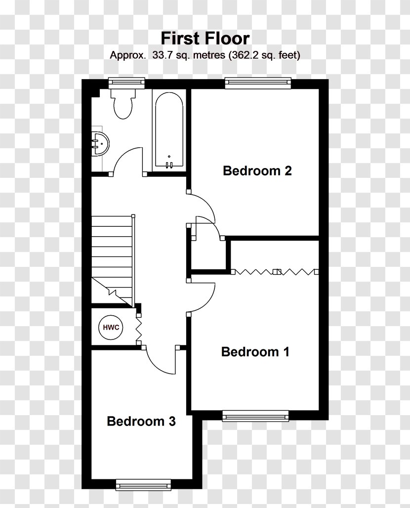 2D Geometric Model Two-dimensional Space Three-dimensional Bedroom Diagram - Modeling - Cad Floor Plan Transparent PNG