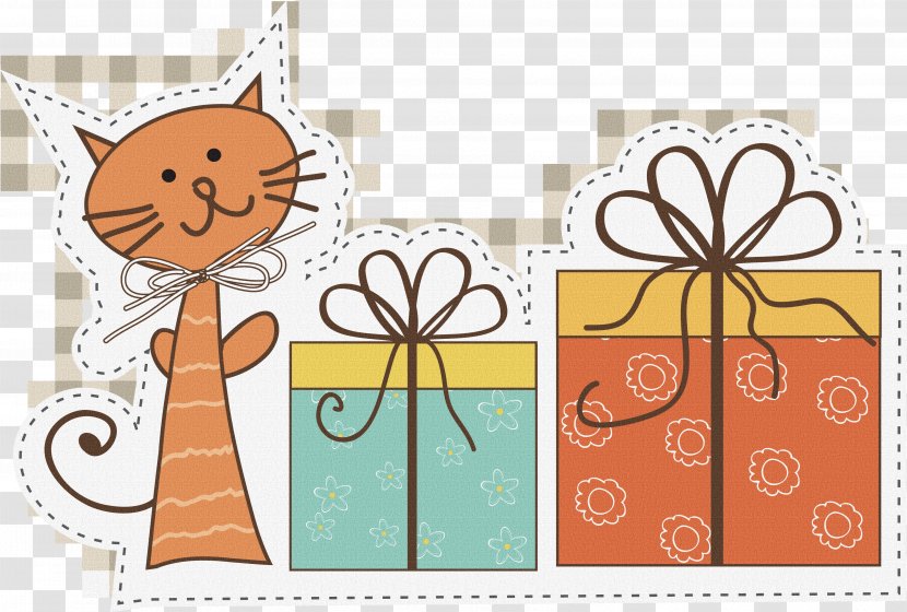 Royalty-free Stock Photography Cuteness - Gift - Cats & Boxes Transparent PNG