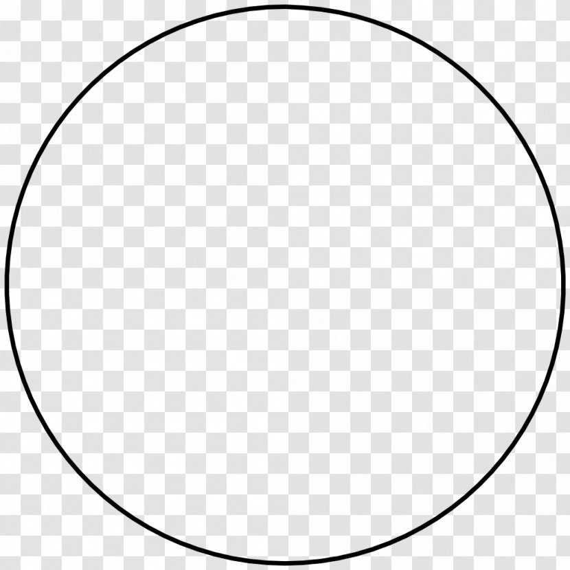 Drawing Circle Shape Clip Art - Black - Polygon Transparent PNG
