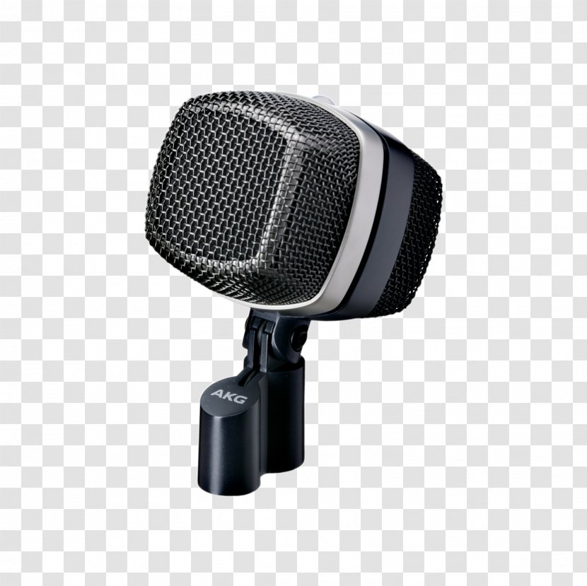 Microphone AKG D12 VR Shure SM57 Bass Drums Audio - Cartoon Transparent PNG