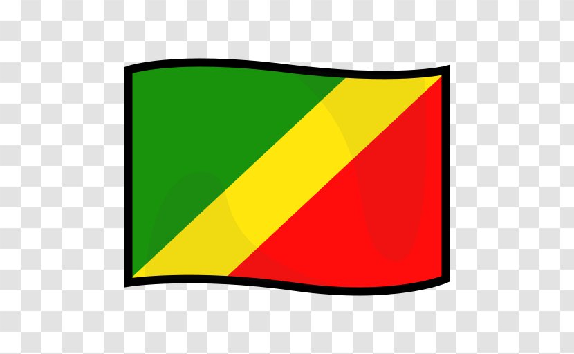 Flag Of The Republic Congo Emoji Sticker Czech Transparent PNG