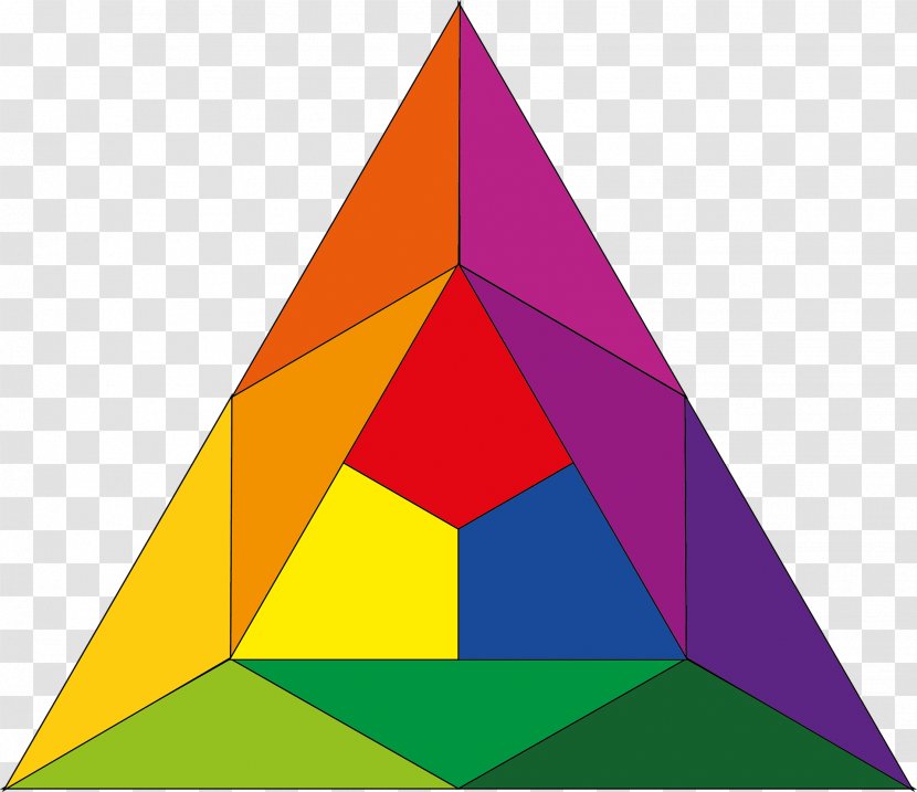 Theory Of Colours Color Triangle Secondary - Tree Transparent PNG