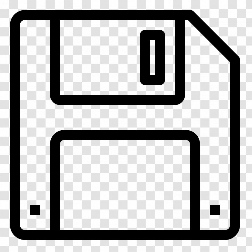 Floppy Disk - User Interface - Area Transparent PNG
