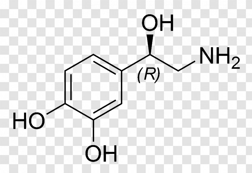 Dopamine Molecule Neurotransmitter Norepinephrine Serotonin - White - Structure Transparent PNG