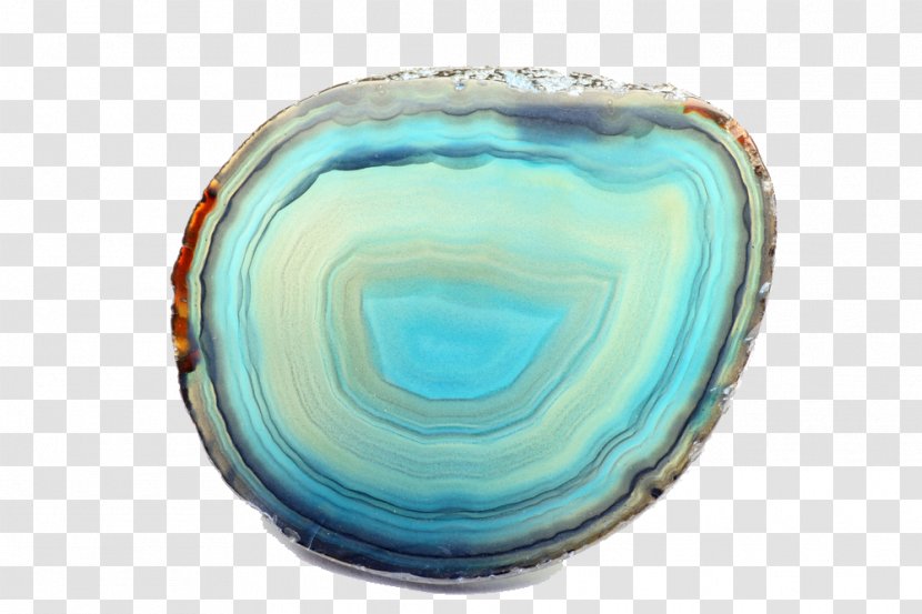 Blue Palette Color Scheme Art - Agate Stone Transparent PNG