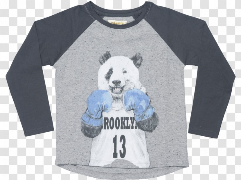 Long-sleeved T-shirt Giant Panda Fashion - Long Sleeved T Shirt Transparent PNG