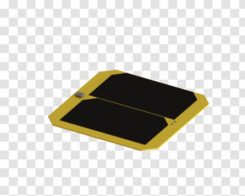 Solar Panels Power CubeSat Energy Cell - Yellow Transparent PNG