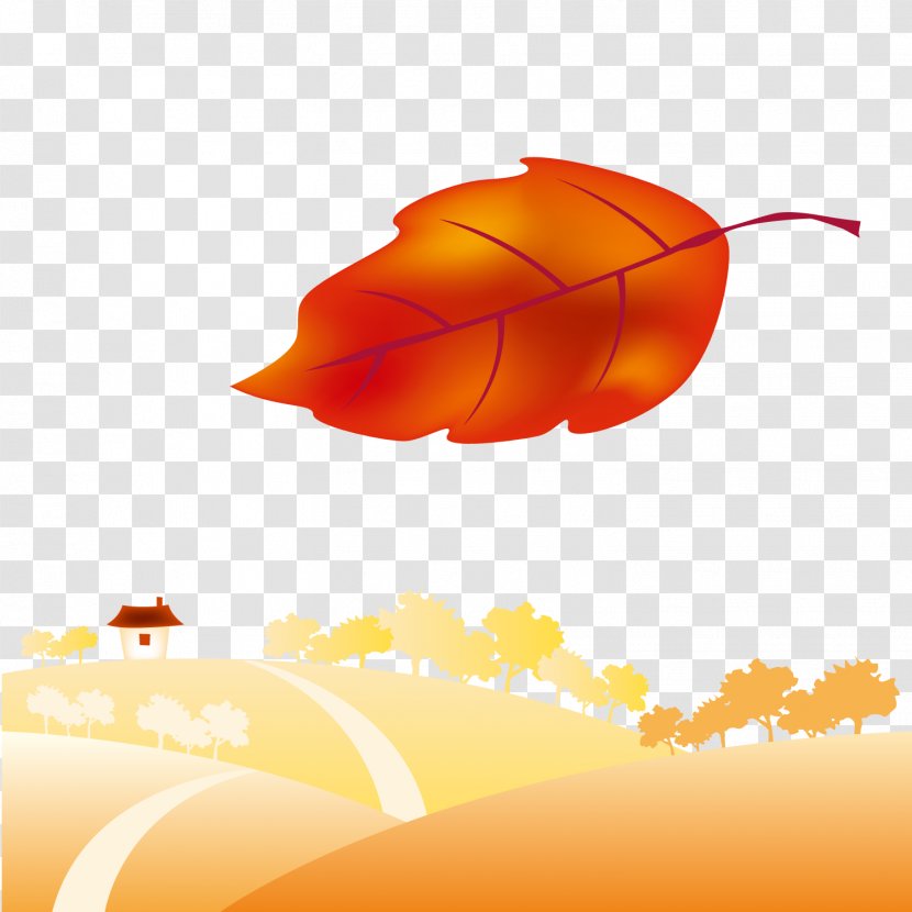 Autumn Maple Leaf - Background Transparent PNG