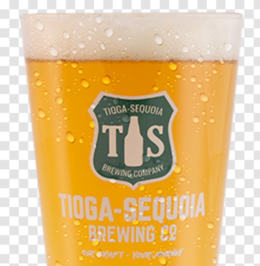 Tioga-Sequoia Brewing Company Beer Garden Pint Glass Wheat Brewery Transparent PNG