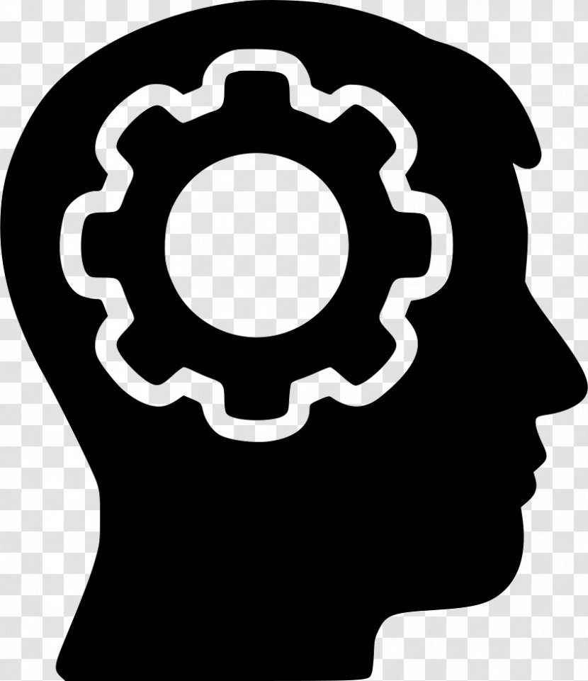 Mind Brain - Black And White - Thinking Man Transparent PNG
