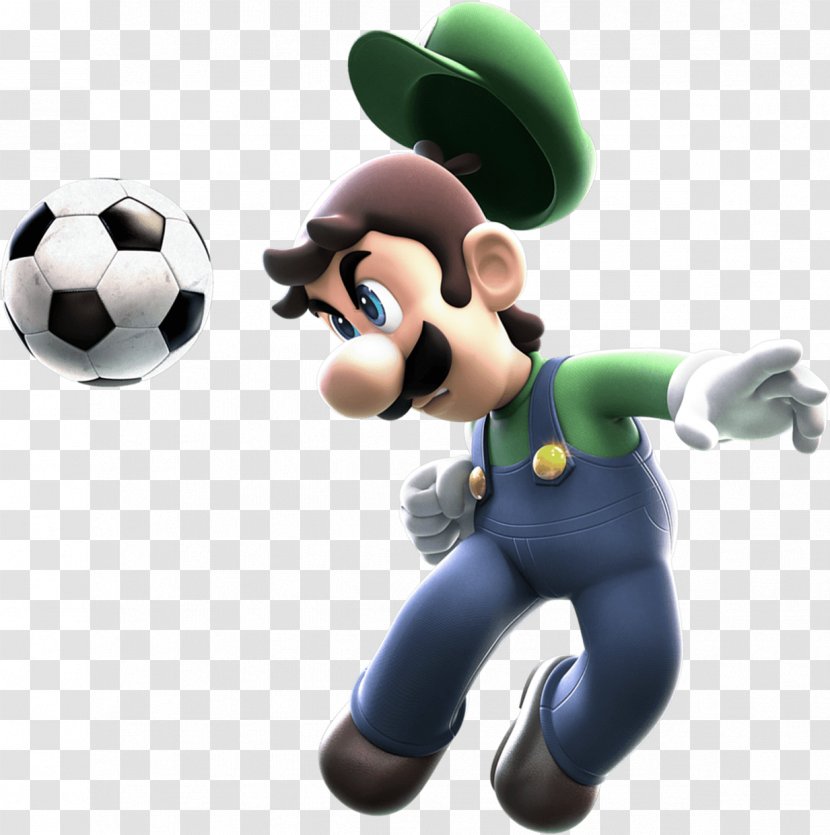 Mario Sports Superstars Luigi Super Strikers Charged Mix Transparent PNG