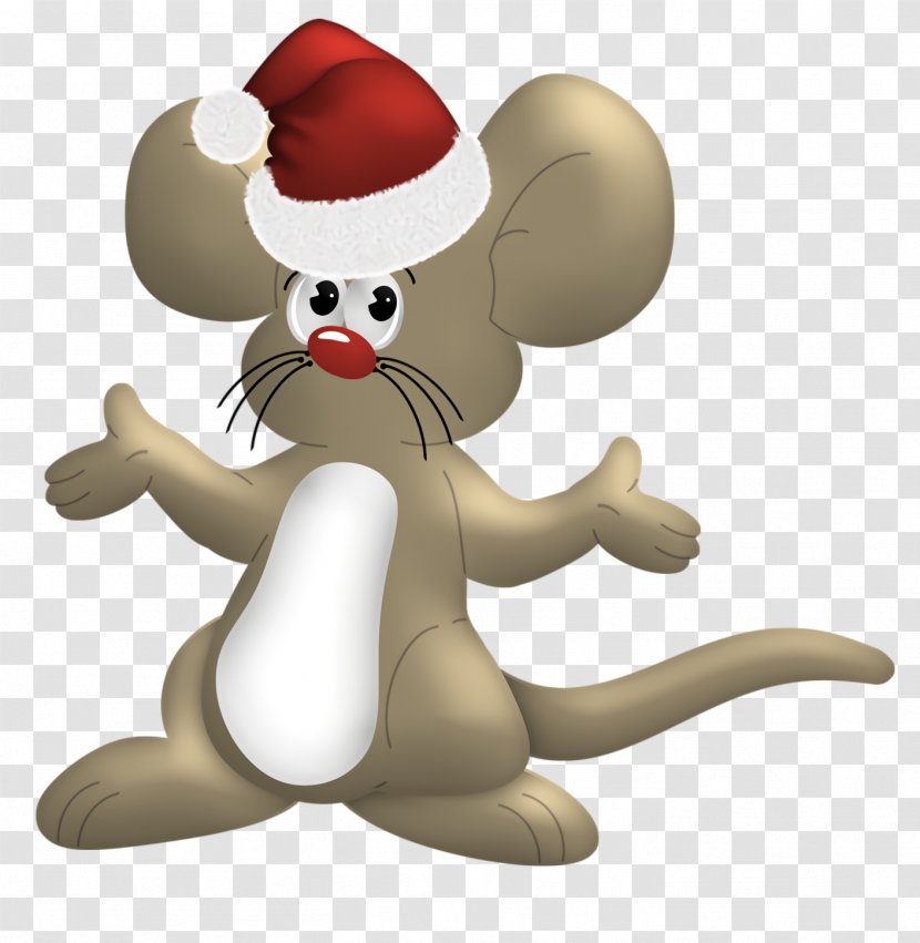 Christmas Ornaments Decoration - Mouse - Pest Animal Figure Transparent PNG